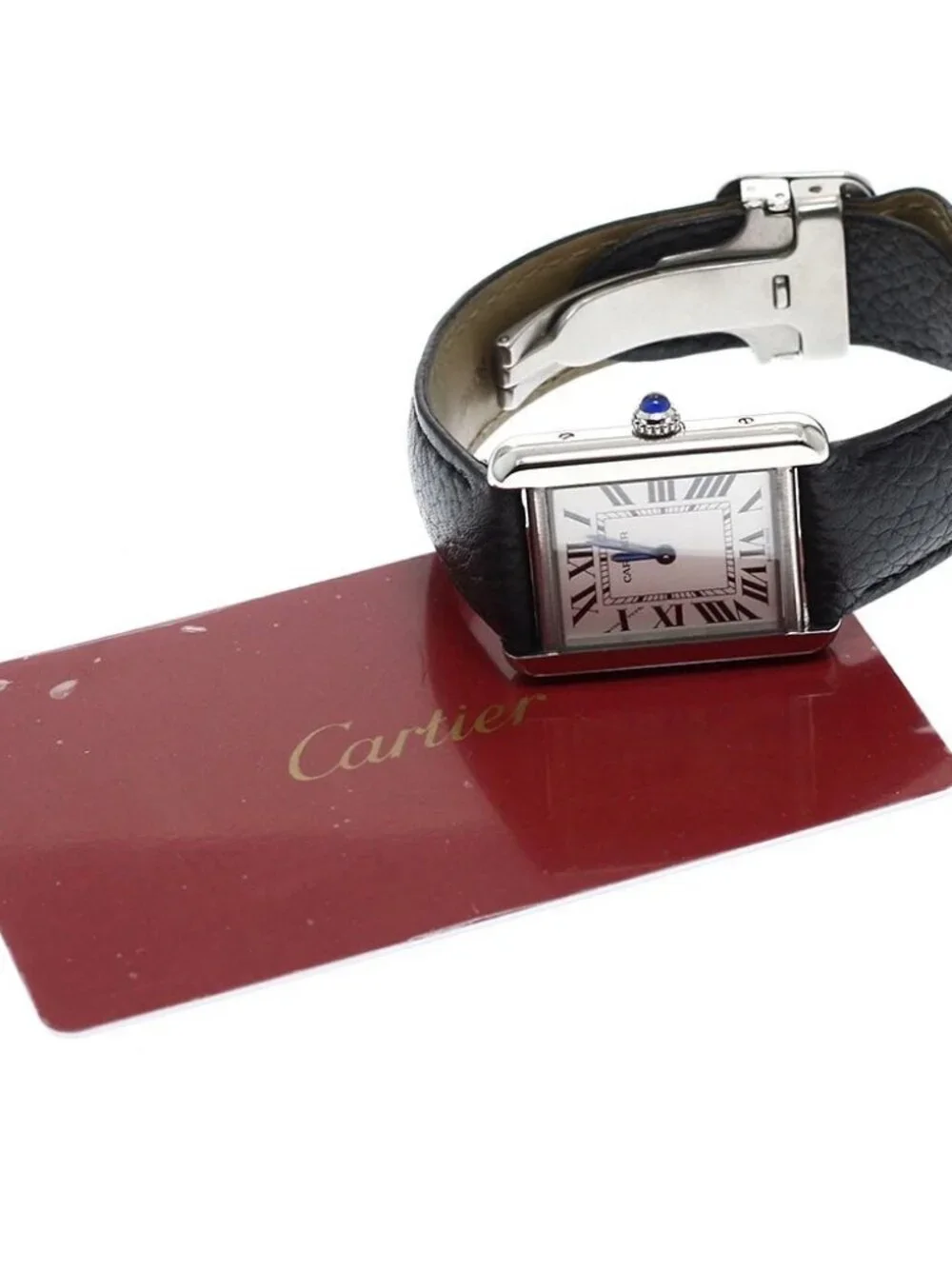 CARTIER Tank solo SM WSTA0030 Silver Dial Quartz Ladies Watch_960855 - Picture 2 of 7